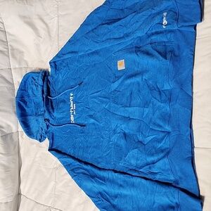 Carhartt Force Relaxed Fit Sweater Size M Color Blue
